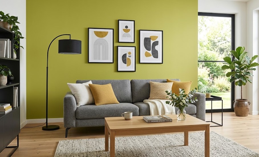 Farba akrylowa Trendy Colors 2,5 l mat soczysty zielony do ścian i sufitów
